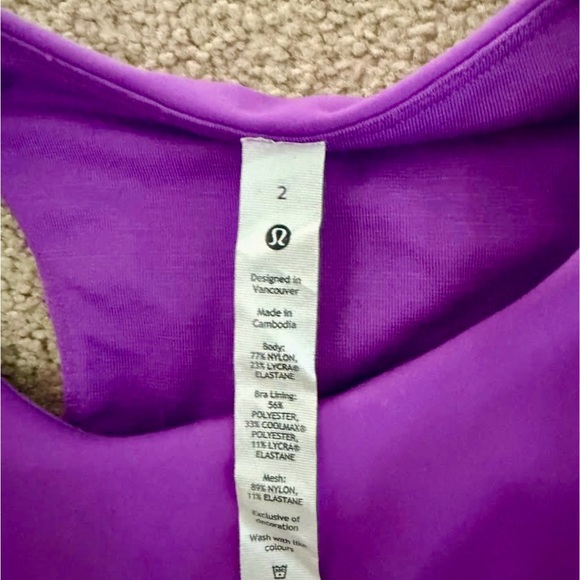 Lululemon Wunder Train
Racerback Tank Top size 2 - Picture 4 of 4